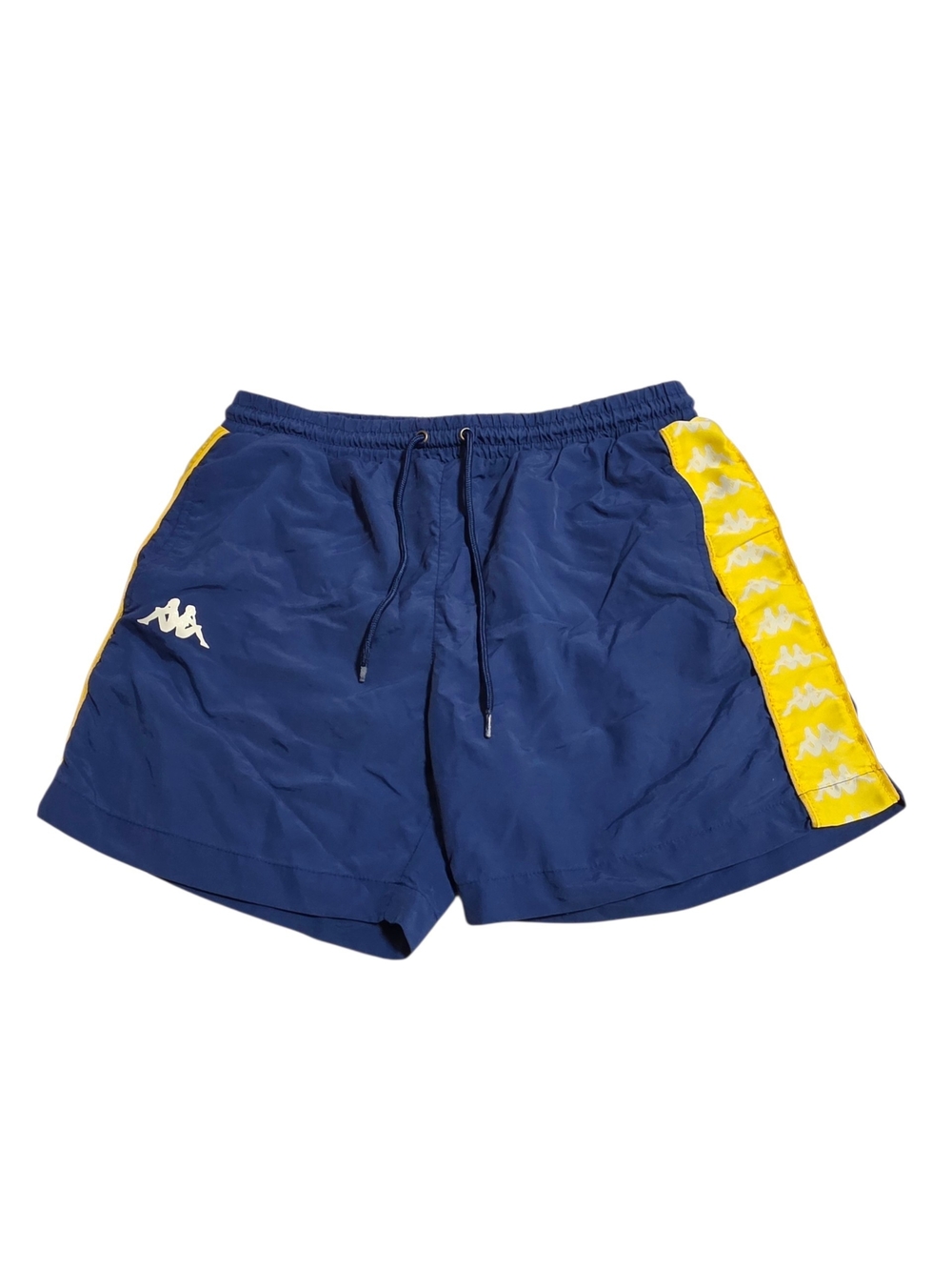 Men’s Kappa Blue & Yellow Swim Trunks Shorts Size M